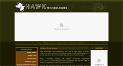 Desktop Screenshot of hawktechno.com