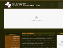 Tablet Screenshot of hawktechno.com